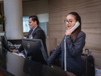 receptionists, phone call, hotel, reception, woman, man, work, attention, lobby, employees, professional, company, assistance, hotel, hotel, hotel, hotel, hotel, reception